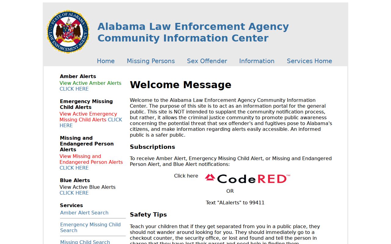 Cullman County probate records access restrictions and ALEA Community Information Center